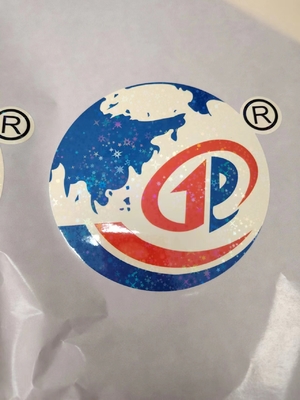 Kolay Peel Holografik Mühür Dikkate Alıcılar UV Baskıya Dirençli Logo için su geçirmez lazer etiketi