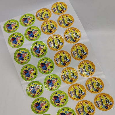 Oval Yapışkanlı Etiket Etiketleri Rulo Kağıtları Sentetik CMYK Pp Etiket Kağıdı