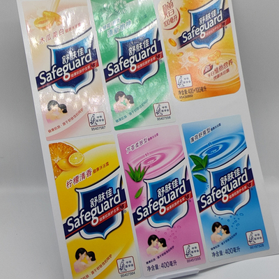BOPP Kimyasal Ürünler Etiketleri PET Mat Pantone El Dezenfektanı Etiketleri