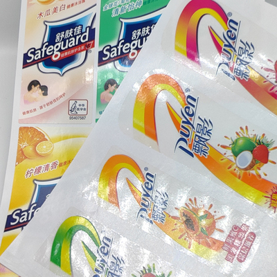 BOPP Kimyasal Ürünler Etiketleri PET Mat Pantone El Dezenfektanı Etiketleri