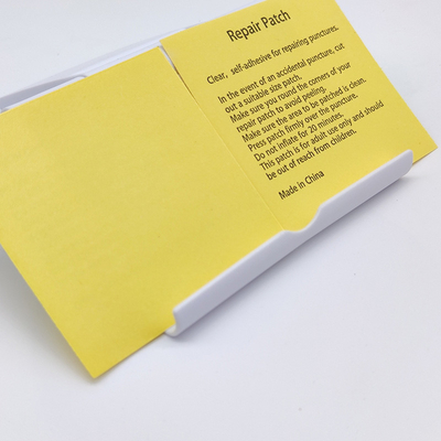 PVC Film Kendinden Yapışkanlı Vinil Yama 6 X 6cm Yüzme Havuzu Tamir Yamaları