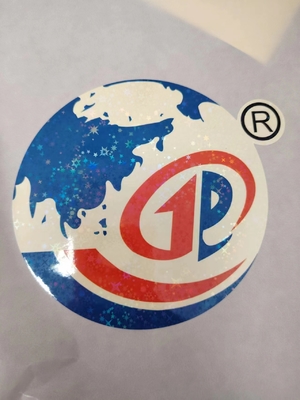 Kolay Peel Holografik Mühür Dikkate Alıcılar UV Baskıya Dirençli Logo için su geçirmez lazer etiketi