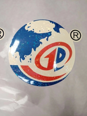 Kolay Peel Holografik Mühür Dikkate Alıcılar UV Baskıya Dirençli Logo için su geçirmez lazer etiketi