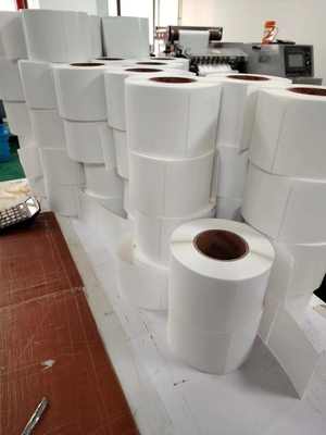 Termal Kağıt Paket Etiket Dikdörtgen Mat Suya Karşıt Kağıt Vinil